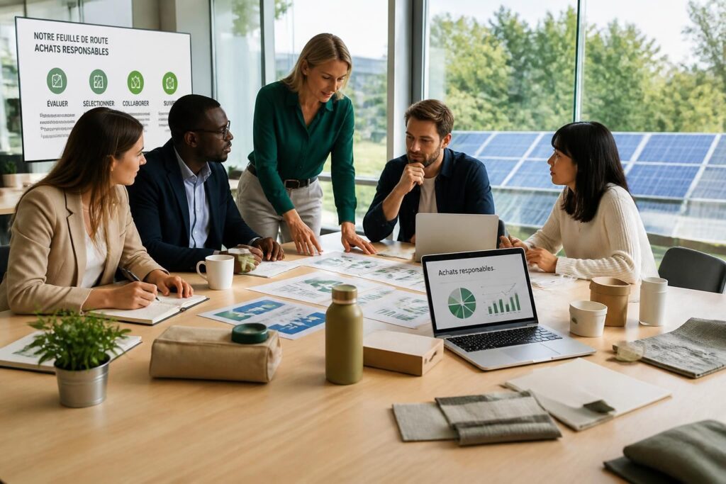 découvrez comment mettre en place une démarche d'achat durable en entreprise pour des achats responsables, alliant économie, éthique et environnement.