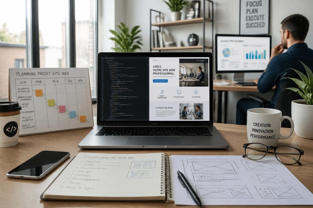 découvrez comment créer un site web professionnel en suivant les étapes clés et en maîtrisant votre budget pour réussir votre présence en ligne.