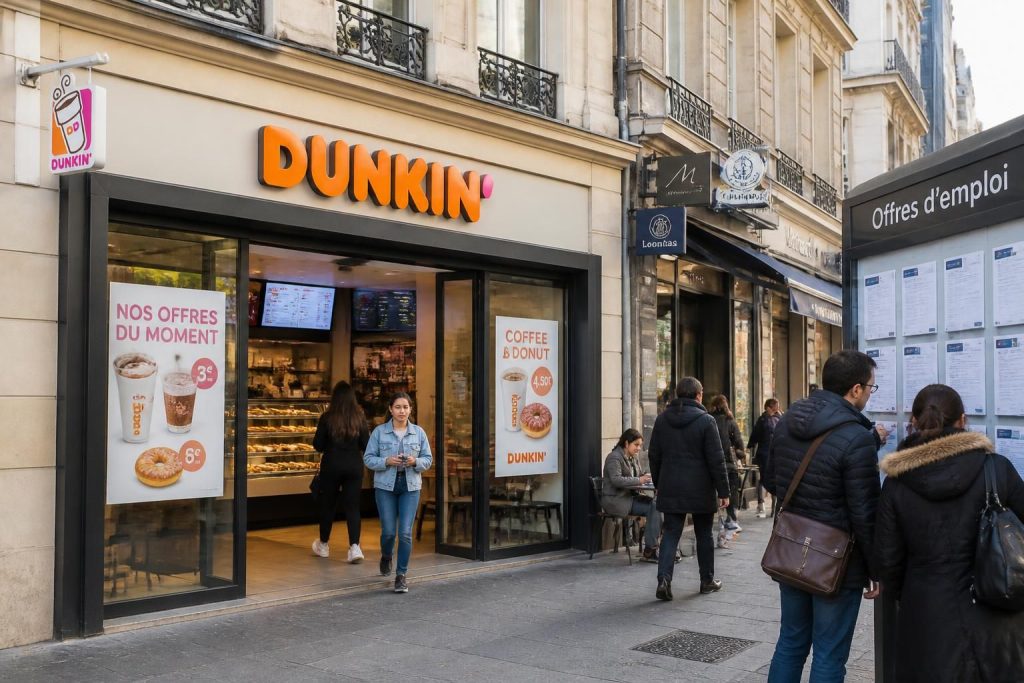 Dunkin Donuts France : menu, adresses et offres d’emploi